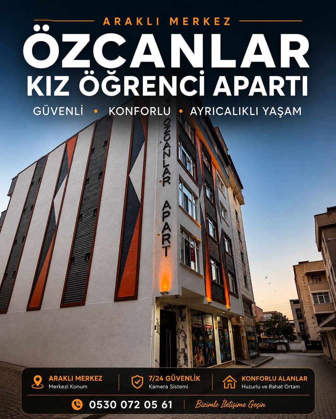 Araklı öğrenci apartı